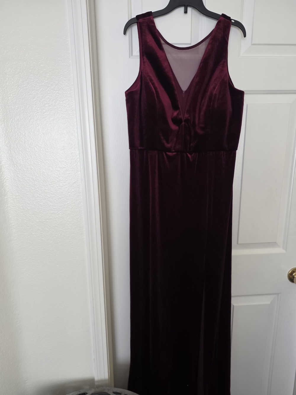 Night Way Collections Burgundy Evening Dress Top